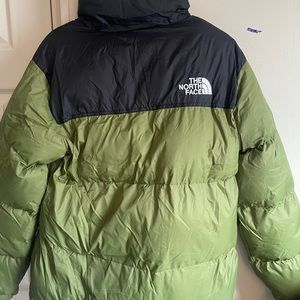 Army Green north face jacket